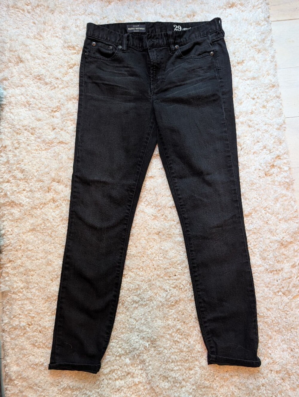 J Crew Midrise Toothpick Jeans 29